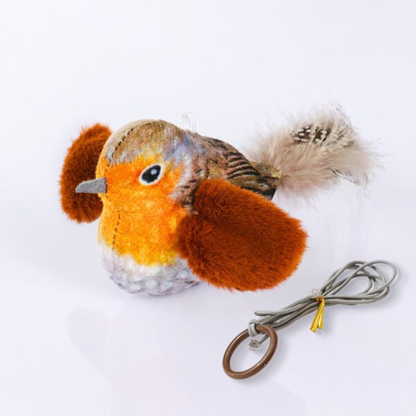 Flappy Chase Cat Toy, Flappy Chase Bird Cat Toy, FlappyChase Interactive Cat Toy, Chirping Bird Cat Toy Flapping Wings, Flying Interactive Simulation Electric Sparrow Shaking Bird - Image 7